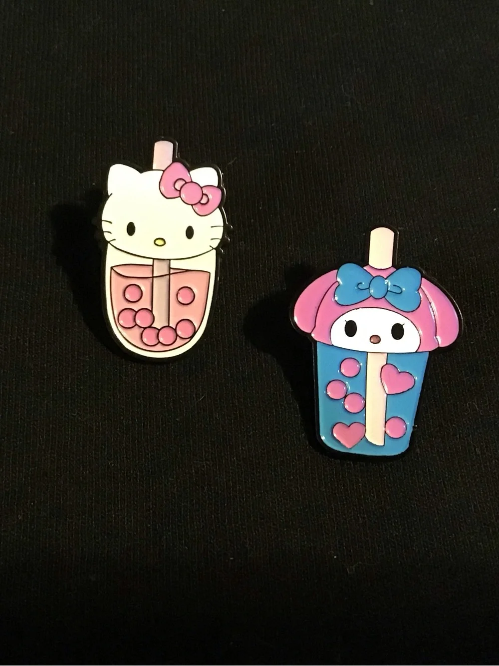 Sanrio Pastel Character Boba mini magnet set